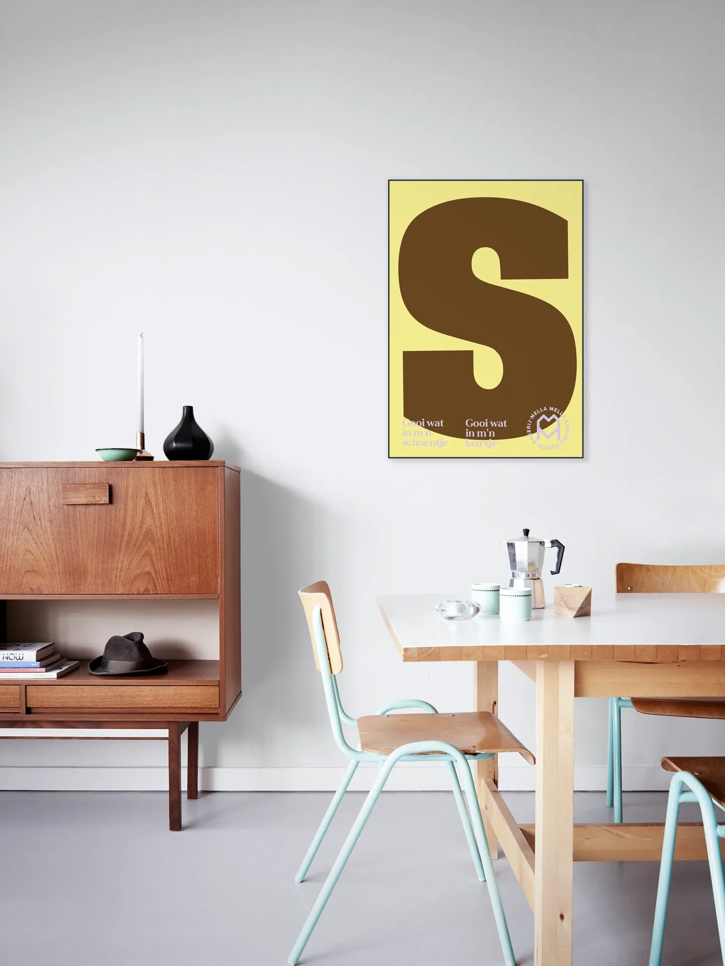 Chocoladeletter S van Sint