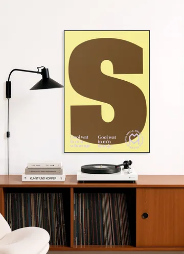 Chocoladeletter S van Sint