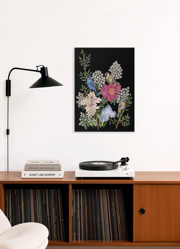 The Goldfinch and Flowers
