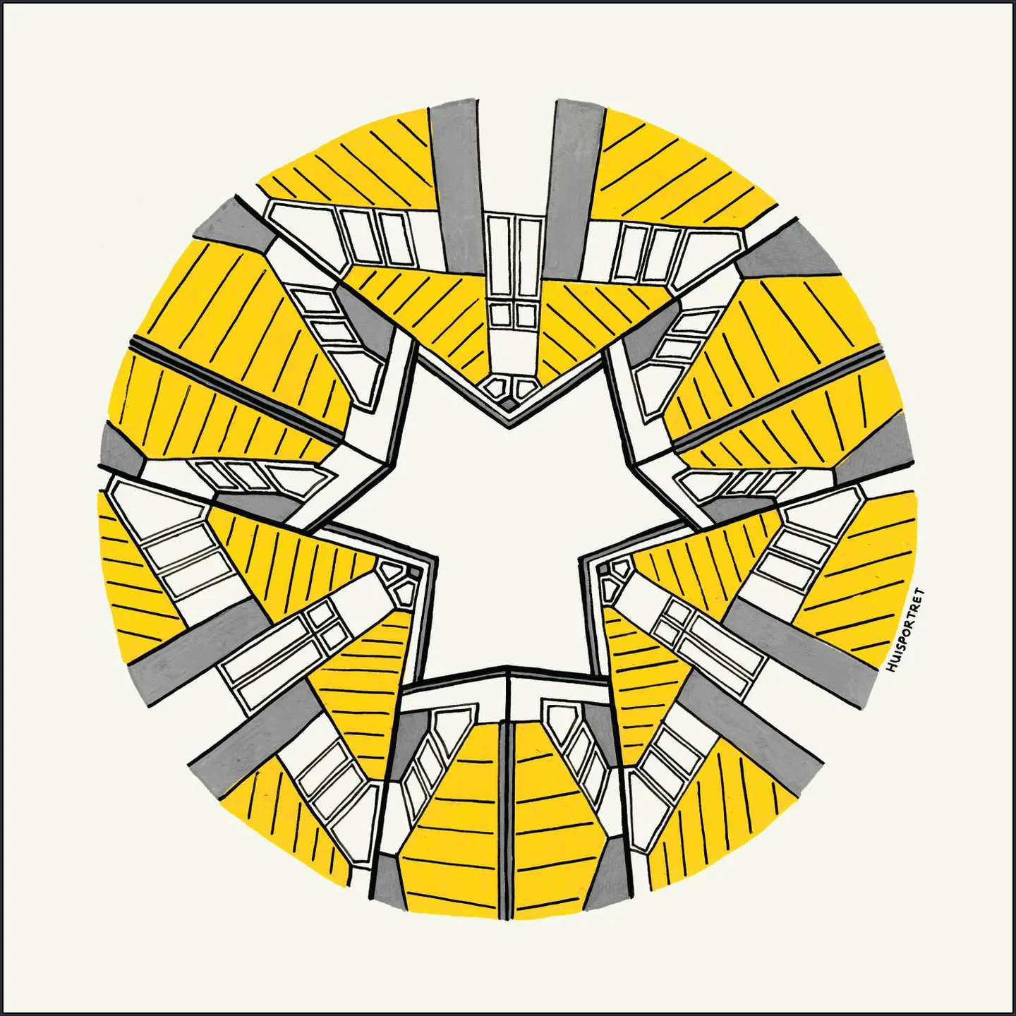 Cube Houses Circle 