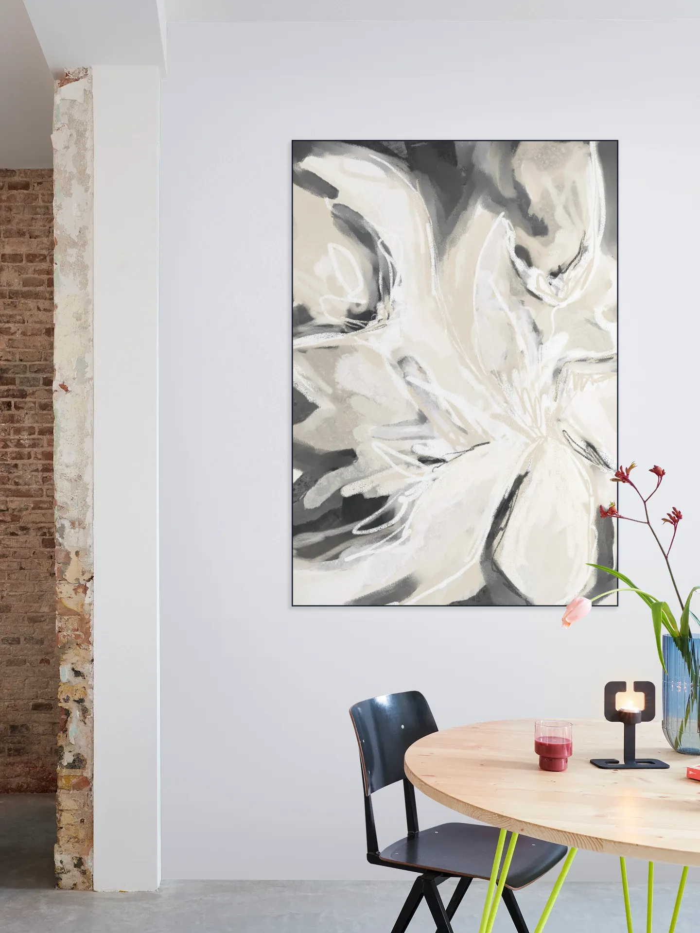 Modern Abstract in Black and White