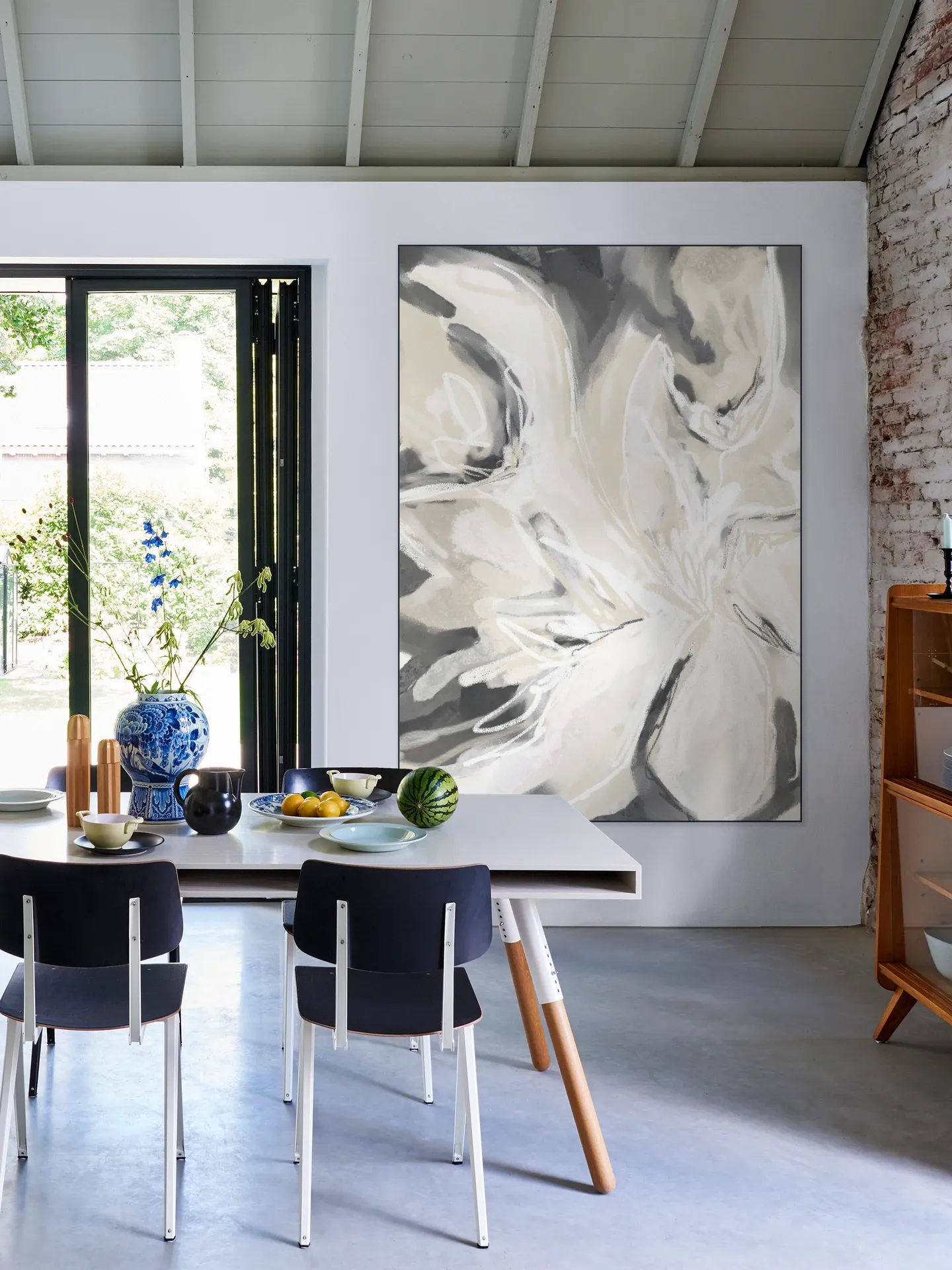 Modern Abstract in Black and White