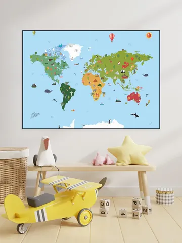 World Map Kids