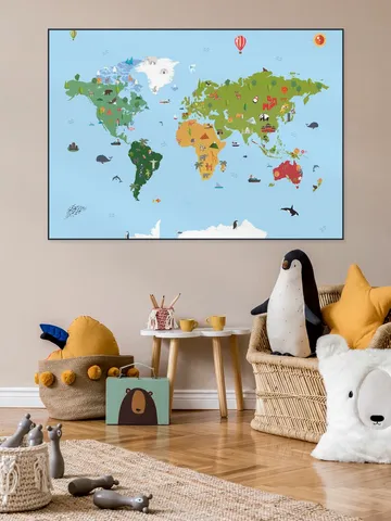 World Map Kids