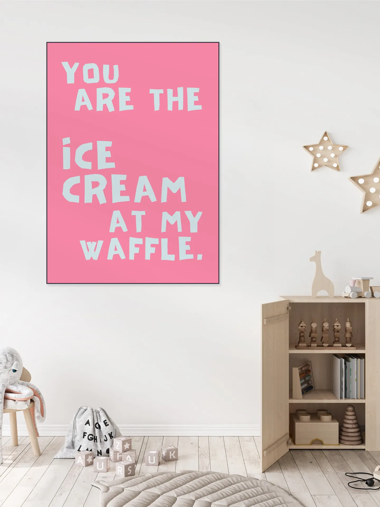Sweet Waffle Love Quote