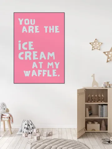Sweet Waffle Love Quote