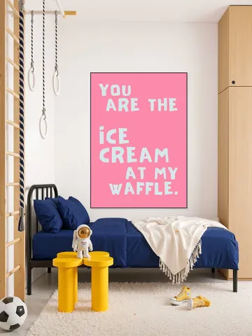 Sweet Waffle Love Quote