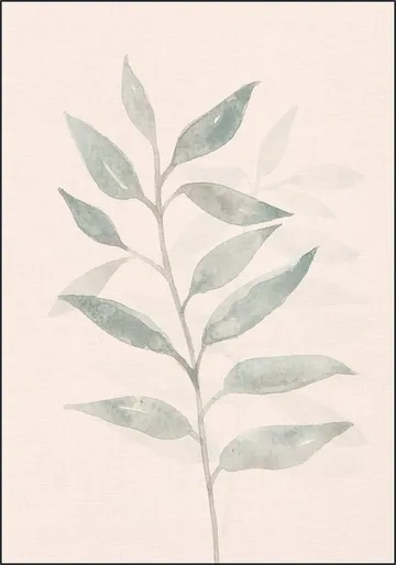 Japandi Watercolour branch