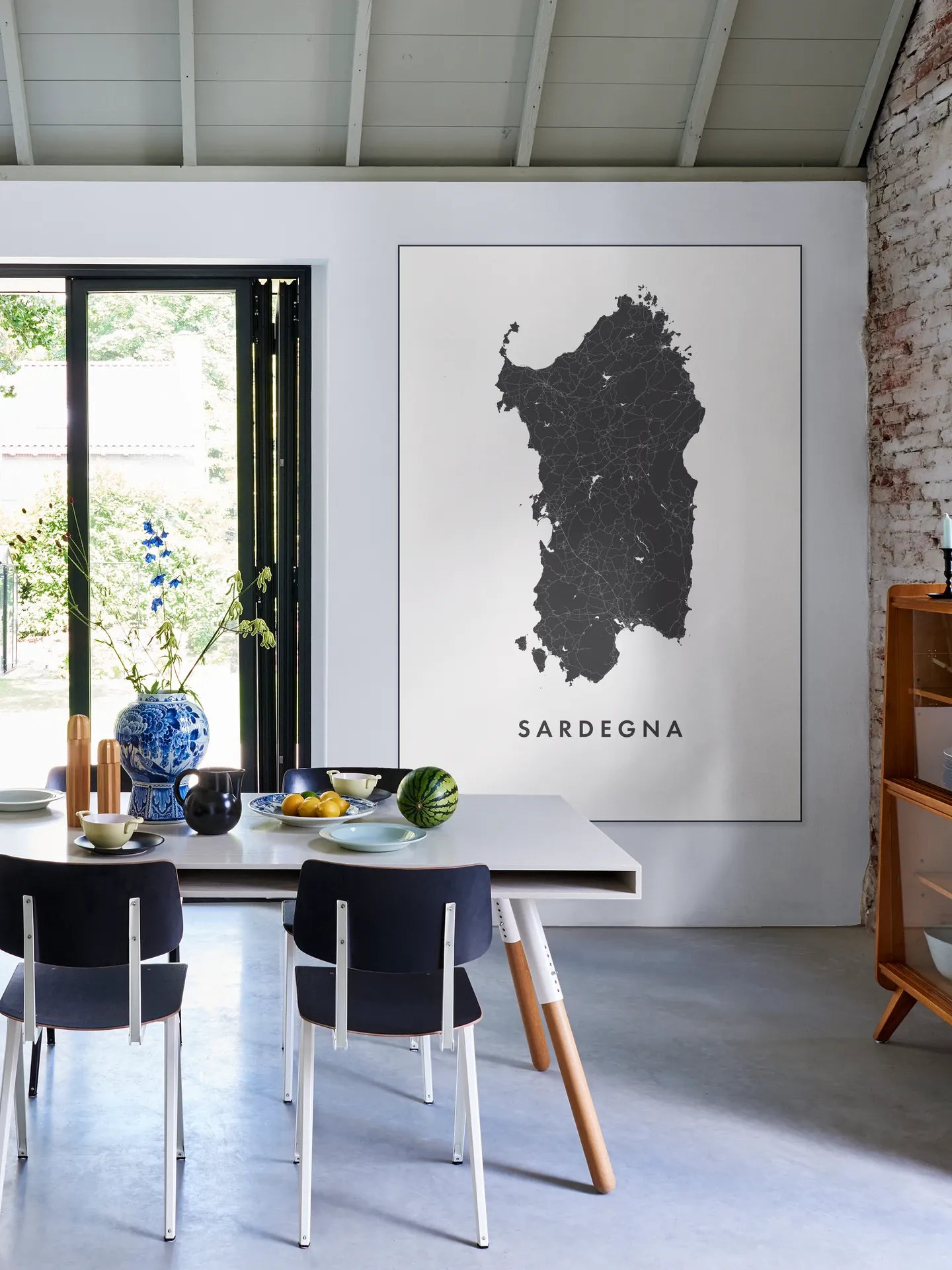 Sardegna Island Map
