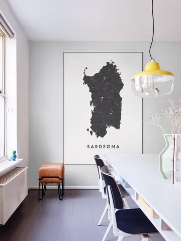 Sardegna Island Map