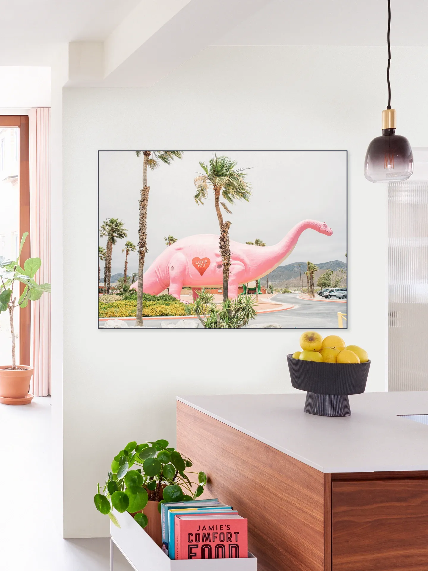 Pink Dinosaur Love