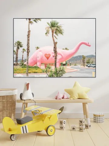 Pink Dinosaur Love