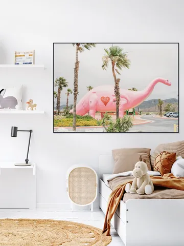 Pink Dinosaur Love