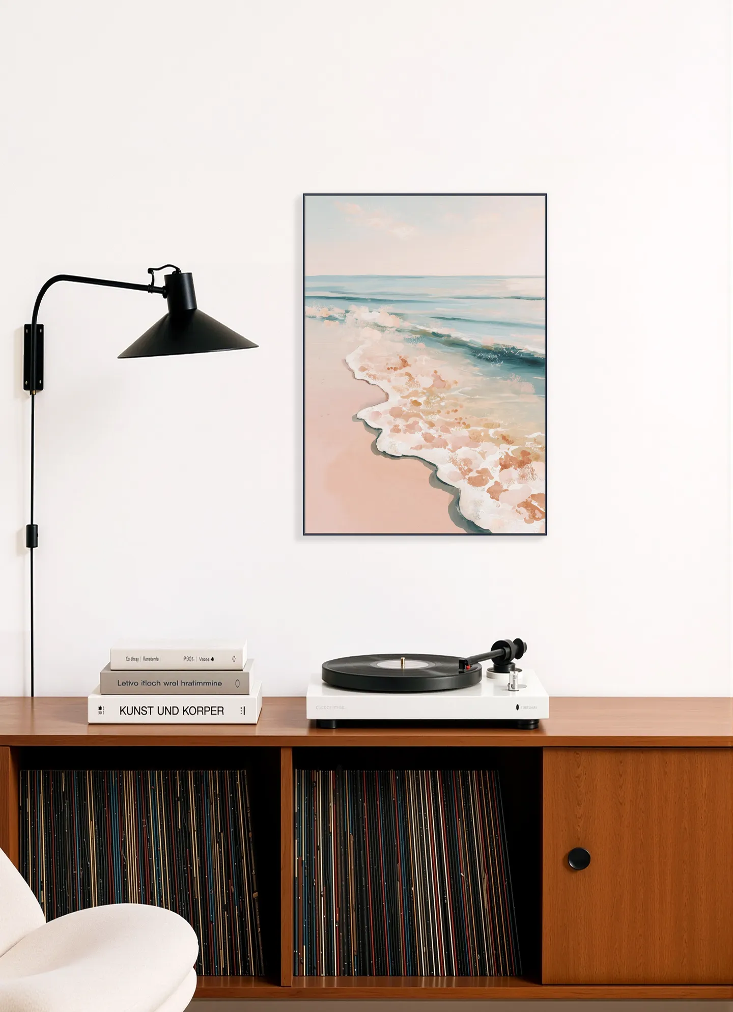 Pastel Ocean Shore