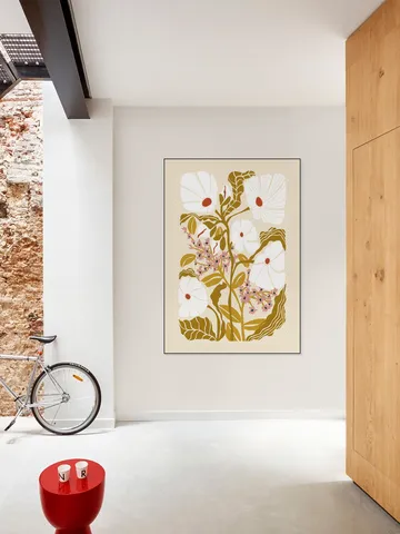 Klimt Flowers Earthy Colors