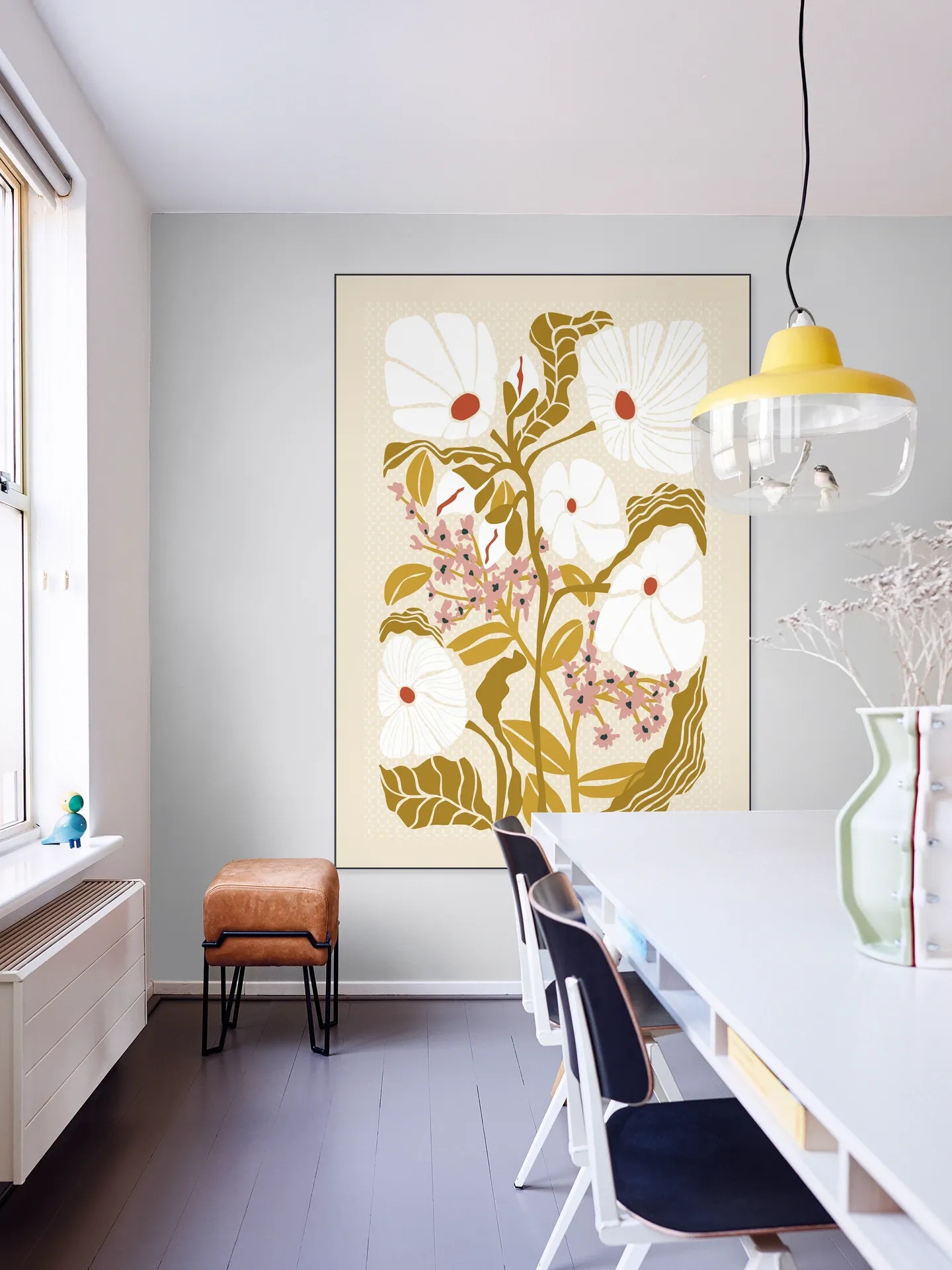 Klimt Flowers Earthy Colors