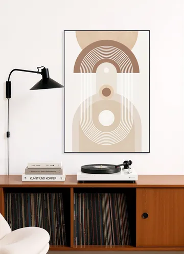 Beige Mid Century Poster No.3