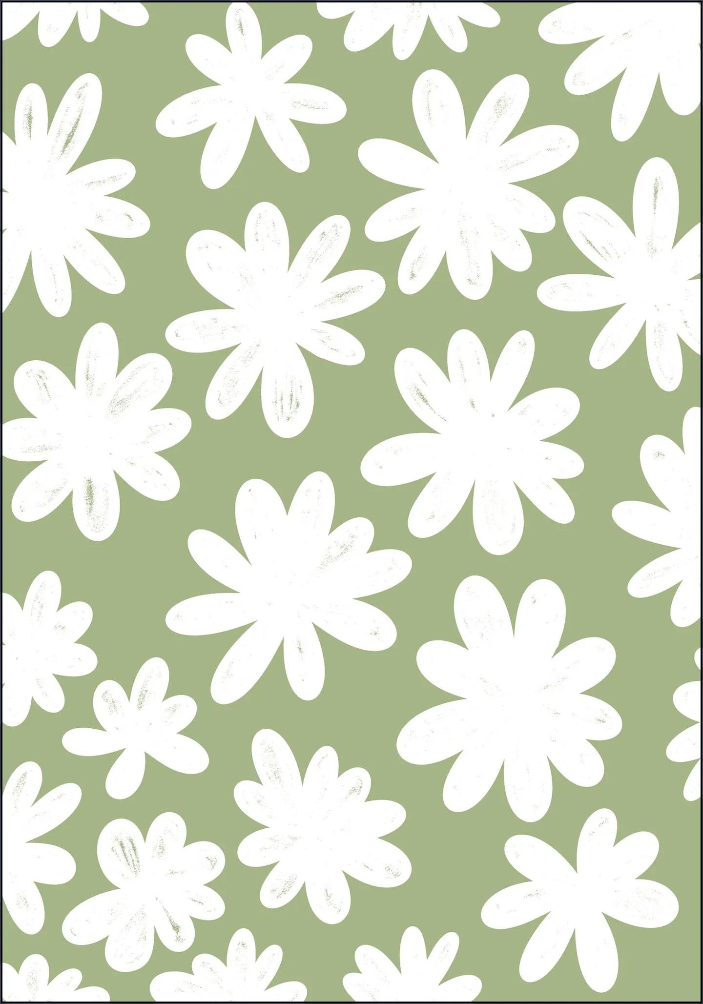 Marguerites on Green