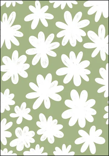 Marguerites on Green