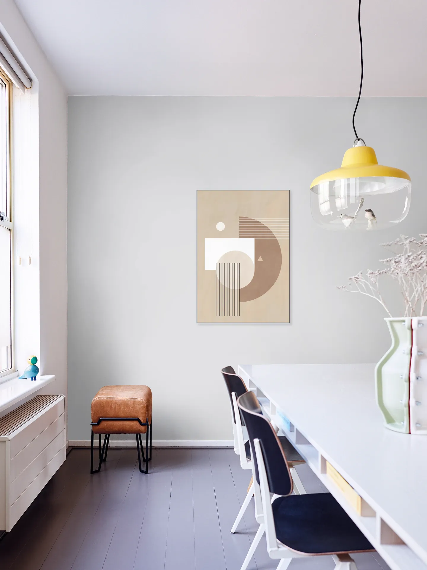 Neutral Semicircles Poster No.1