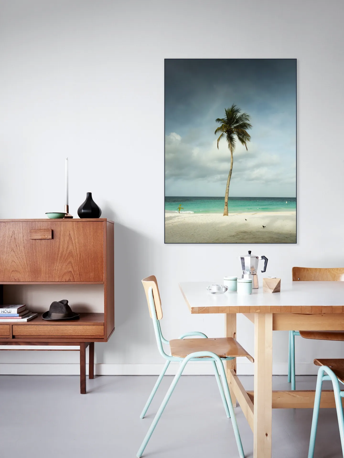 Whispering Palm Above The Caribbean Silence