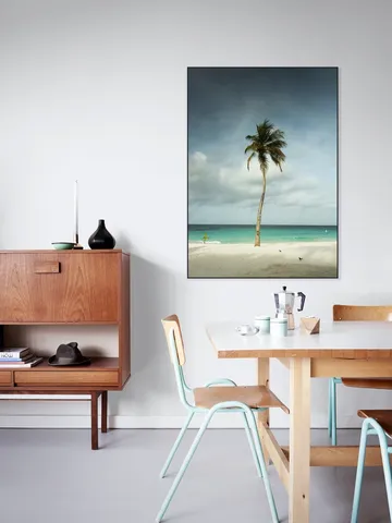 Whispering Palm Above The Caribbean Silence
