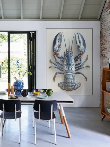 Delft Blue Lobster - White