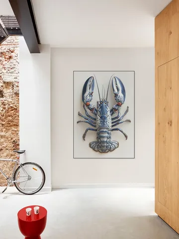 Delft Blue Lobster - White
