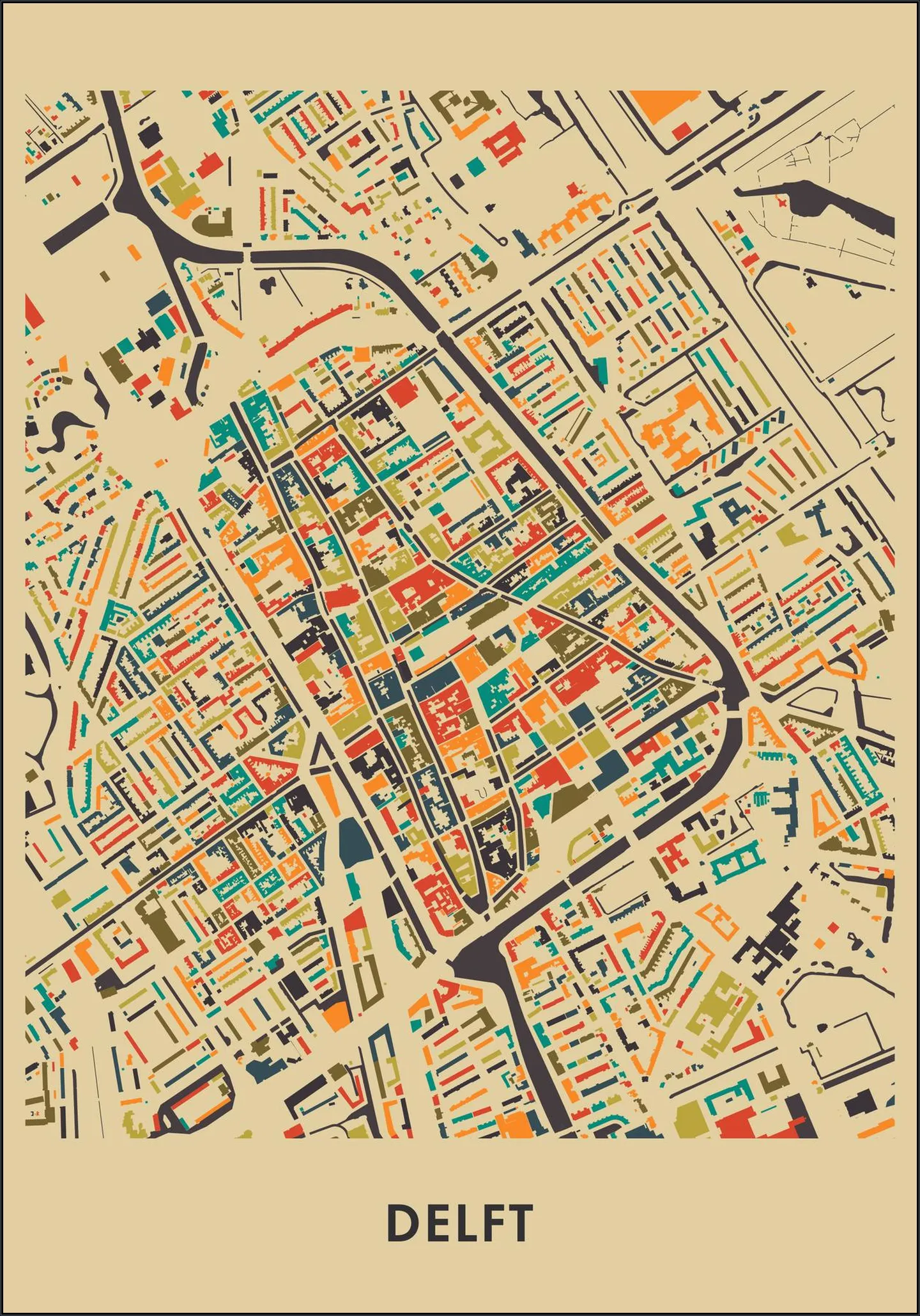 Delft Mosaic Map