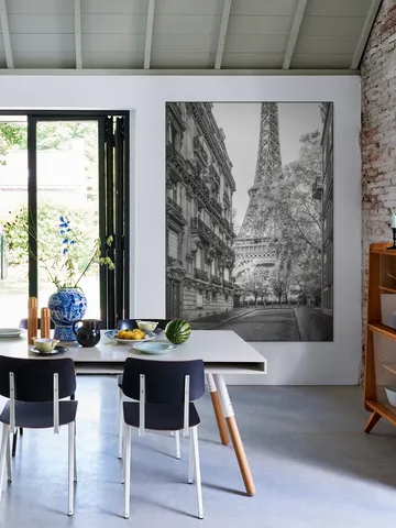 Rue de l'Université with Eiffel Tower, Paris, France