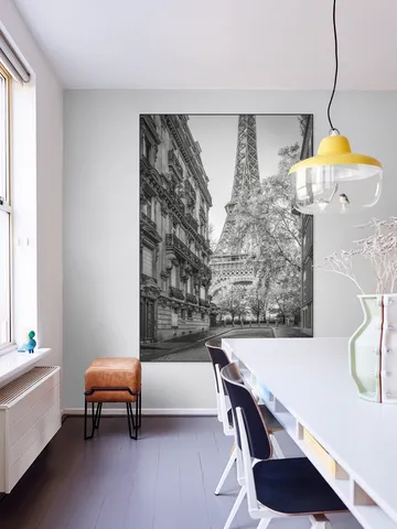 Rue de l'Université with Eiffel Tower, Paris, France