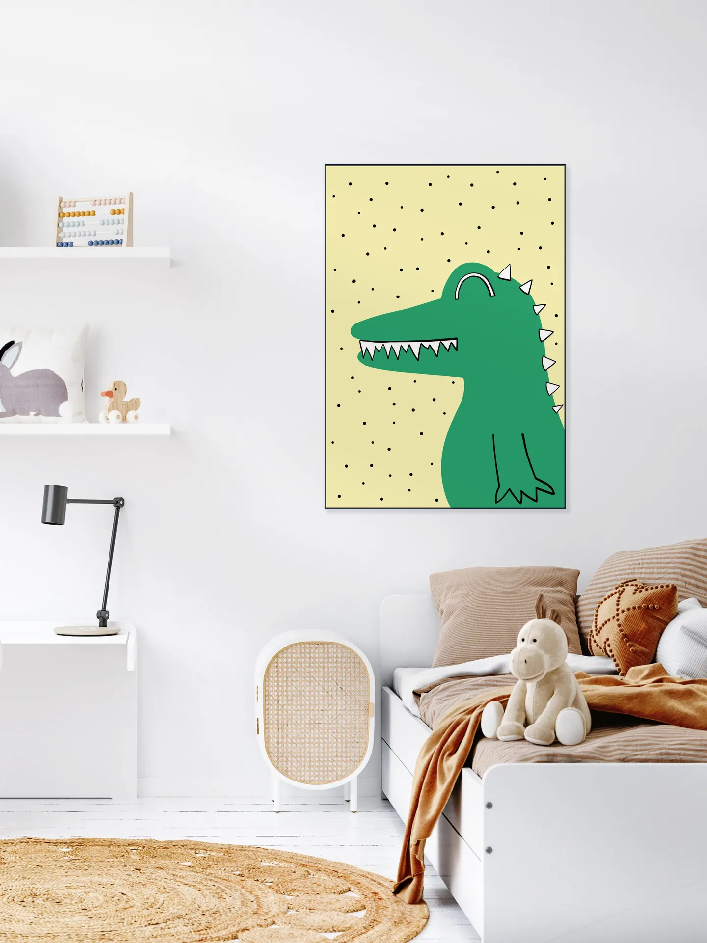 Yellow and Crocodile