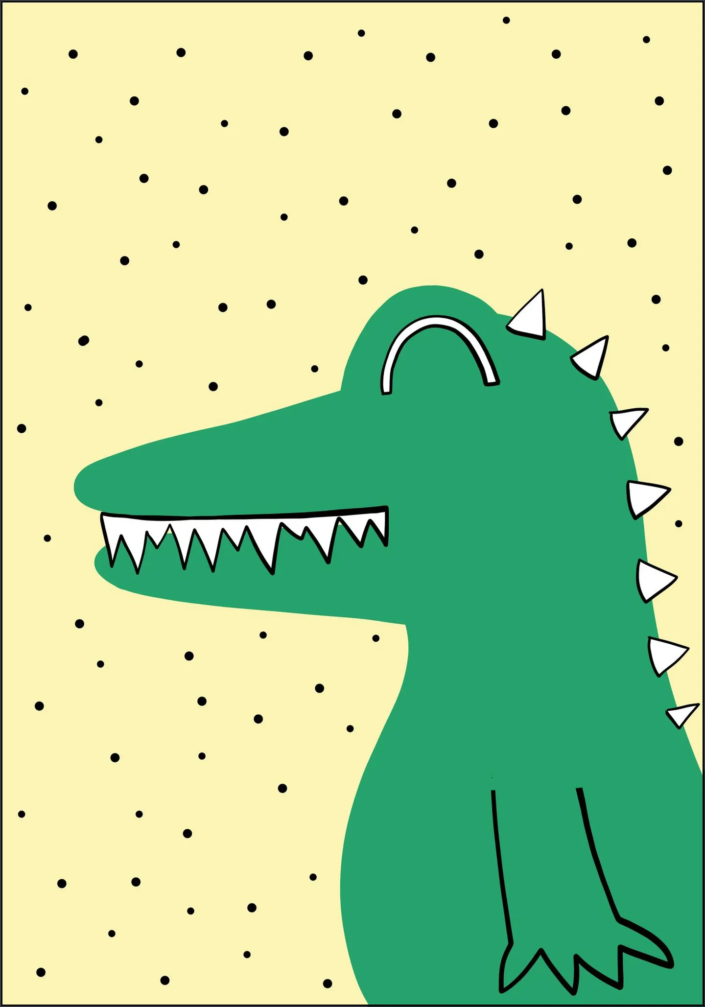 Yellow and Crocodile