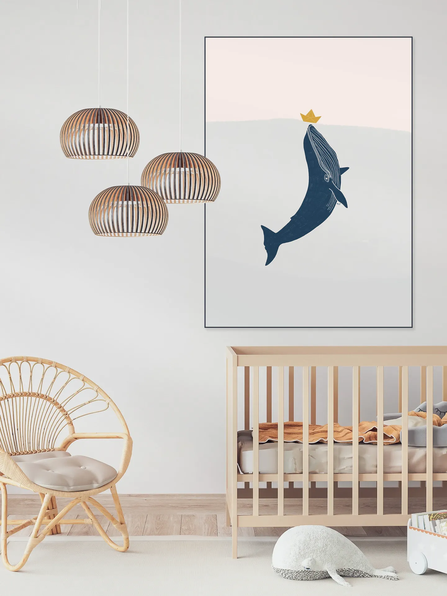 Blue Whale Sailing Boat