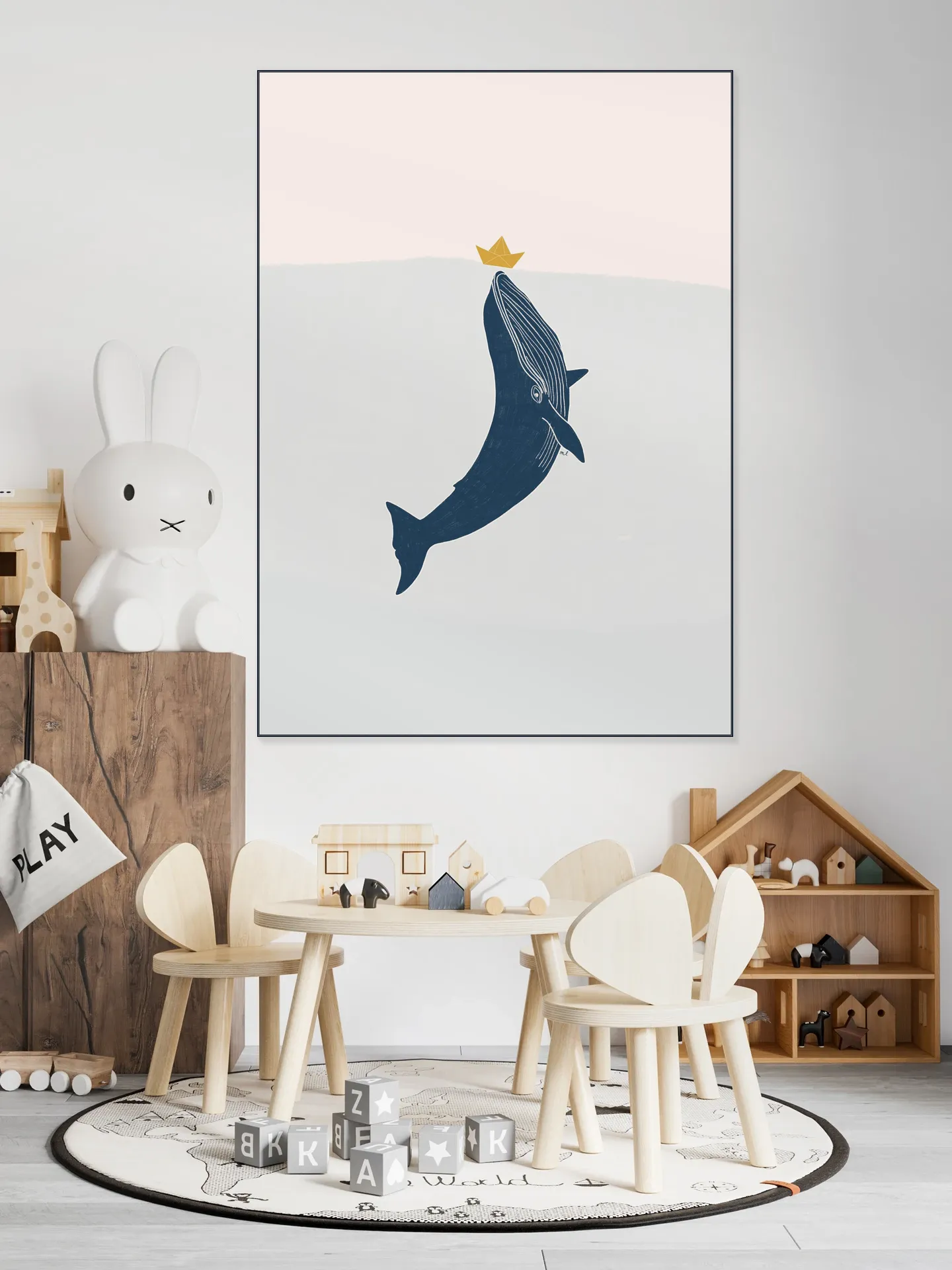 Blue Whale Sailing Boat