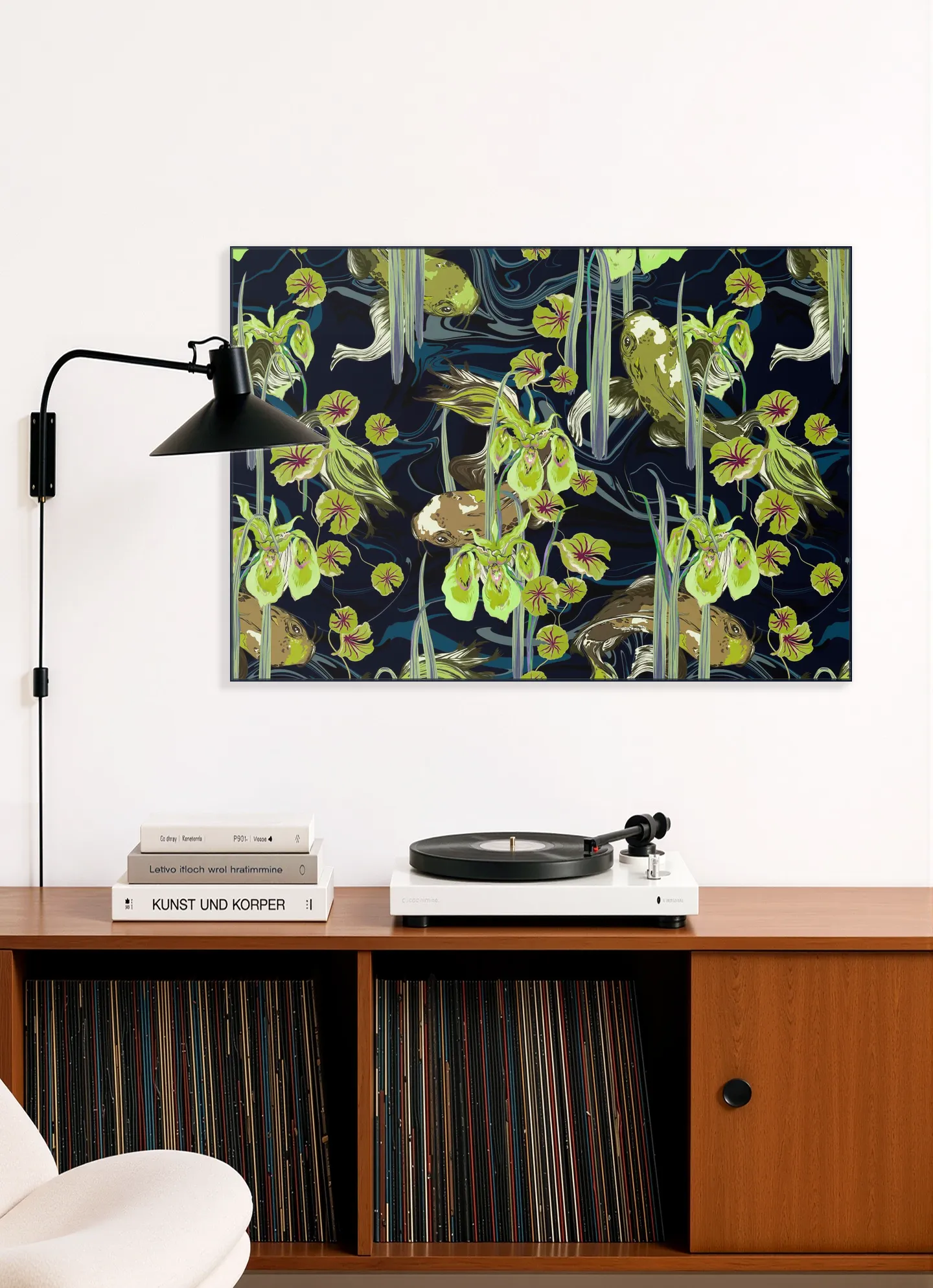Koi Pond Moss Green