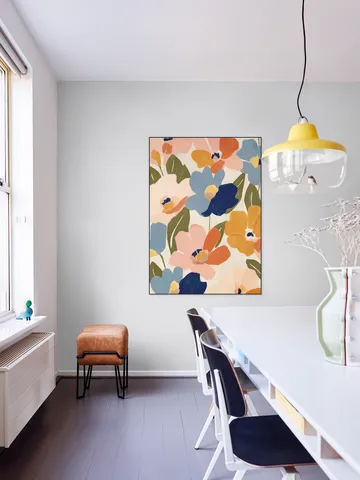 Soft Abstract Floral Garden