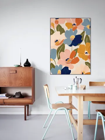 Soft Abstract Floral Garden
