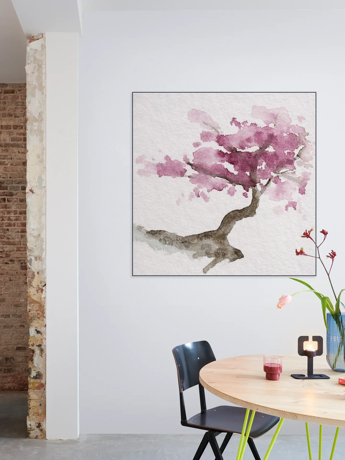 Japanese Tree with Pink Cherry Blossom