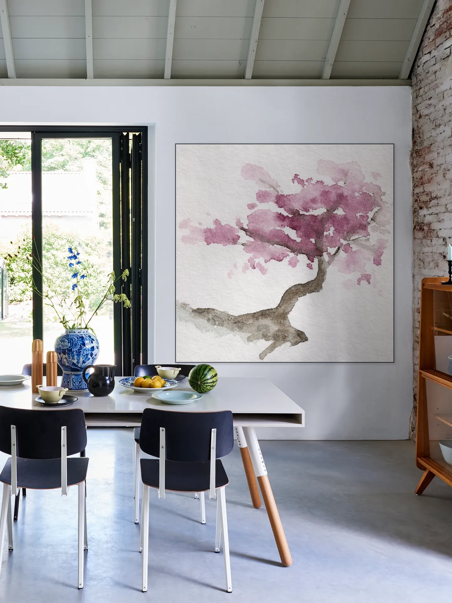 Japanese Tree with Pink Cherry Blossom
