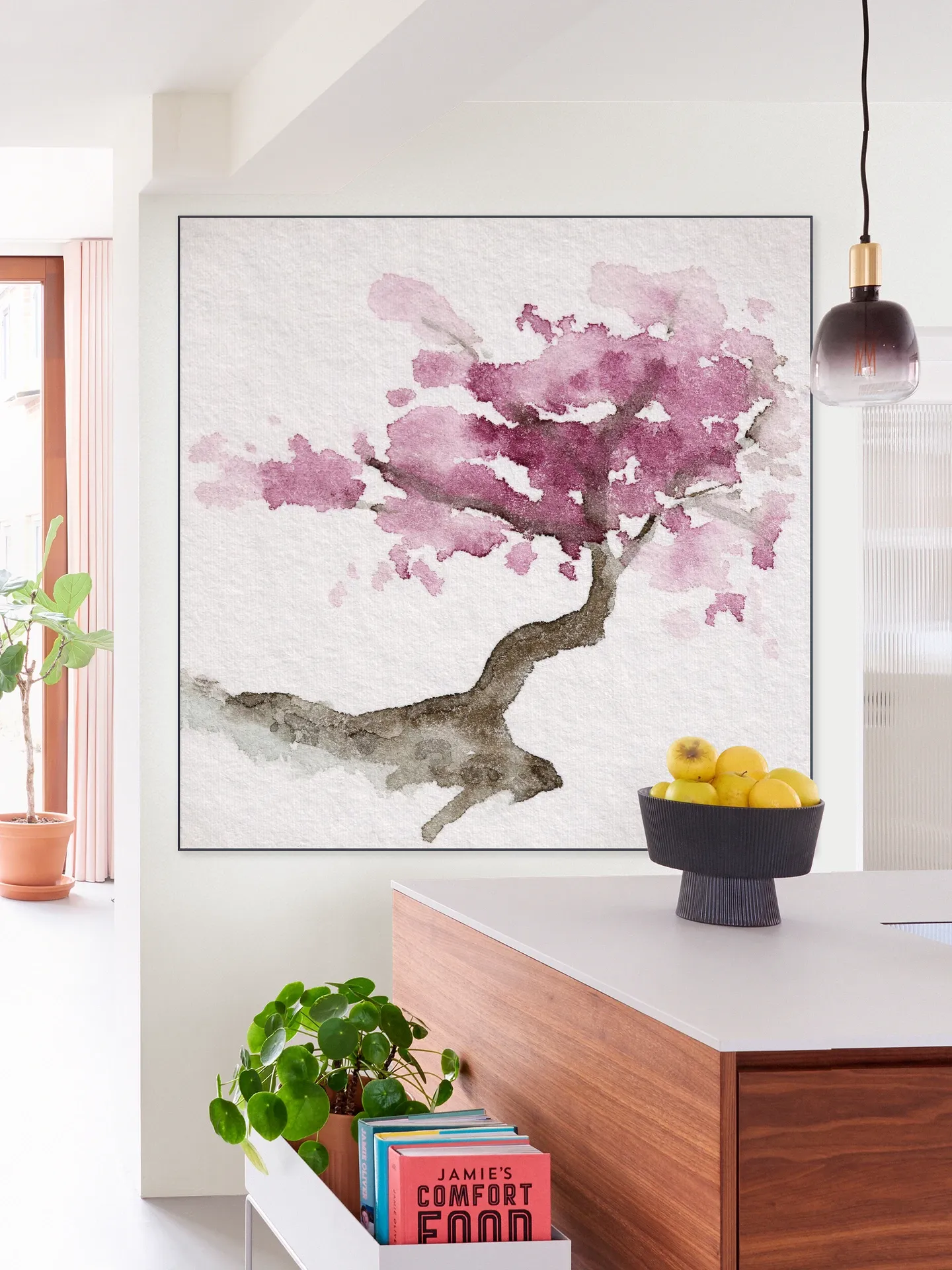 Japanese Tree with Pink Cherry Blossom