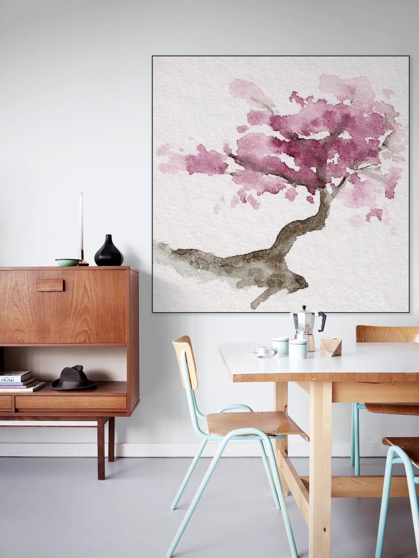Japanese Tree with Pink Cherry Blossom