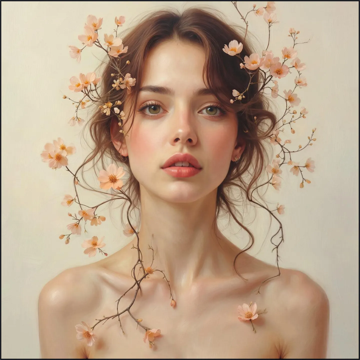 Blooming Under Her Gaze