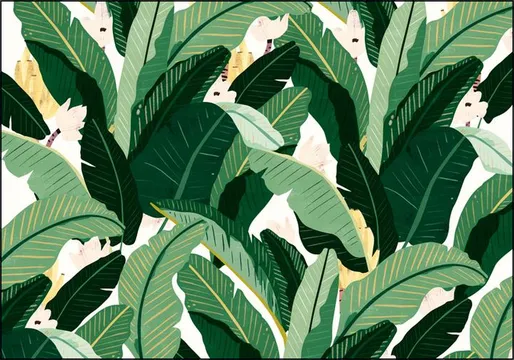 Banana Leaf Neutral White