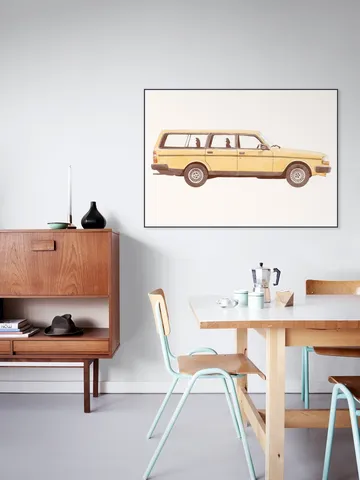Vintage Yellow Car