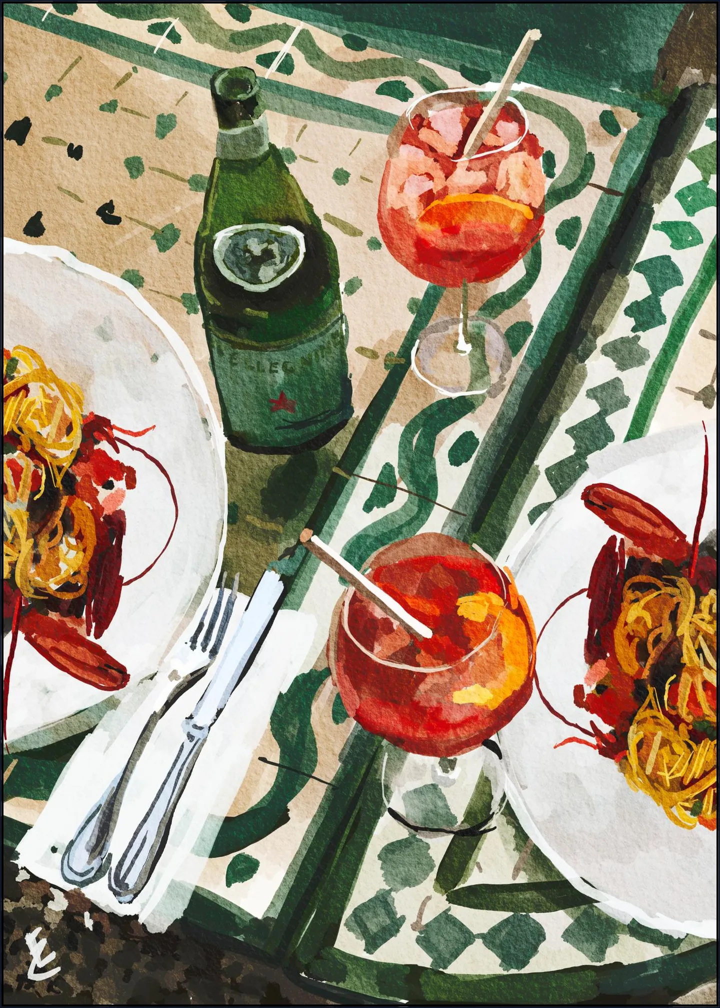 Frutti di mare & Aperol spritz