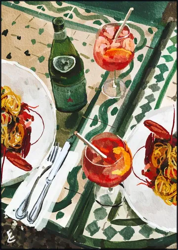 Frutti di mare & Aperol spritz