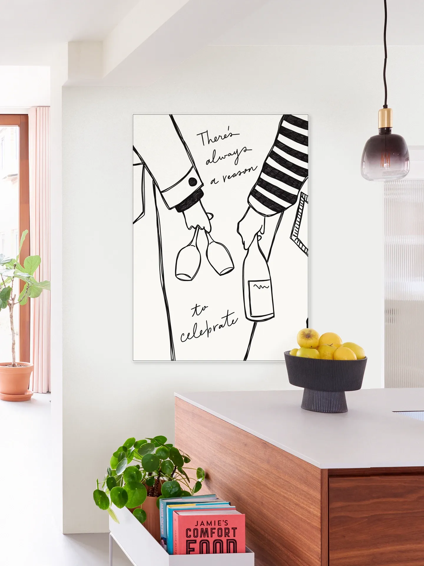 Woman holding wine bottle and wine glass