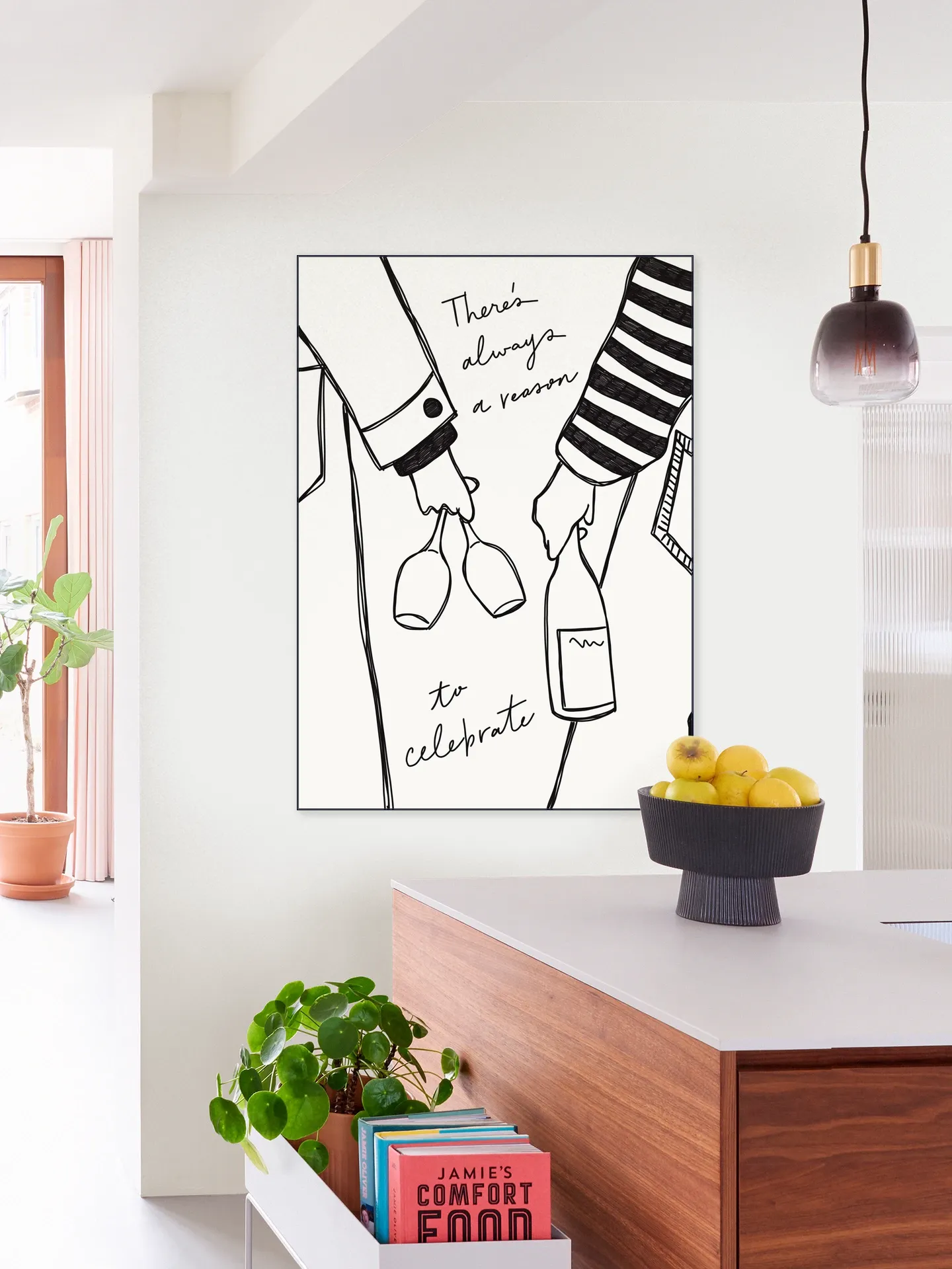 Woman holding wine bottle and wine glass