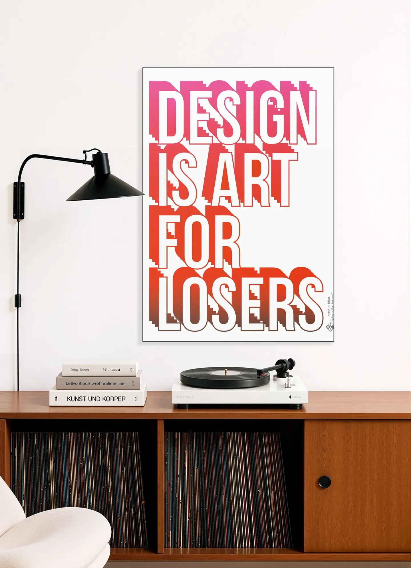 Design is art for losers